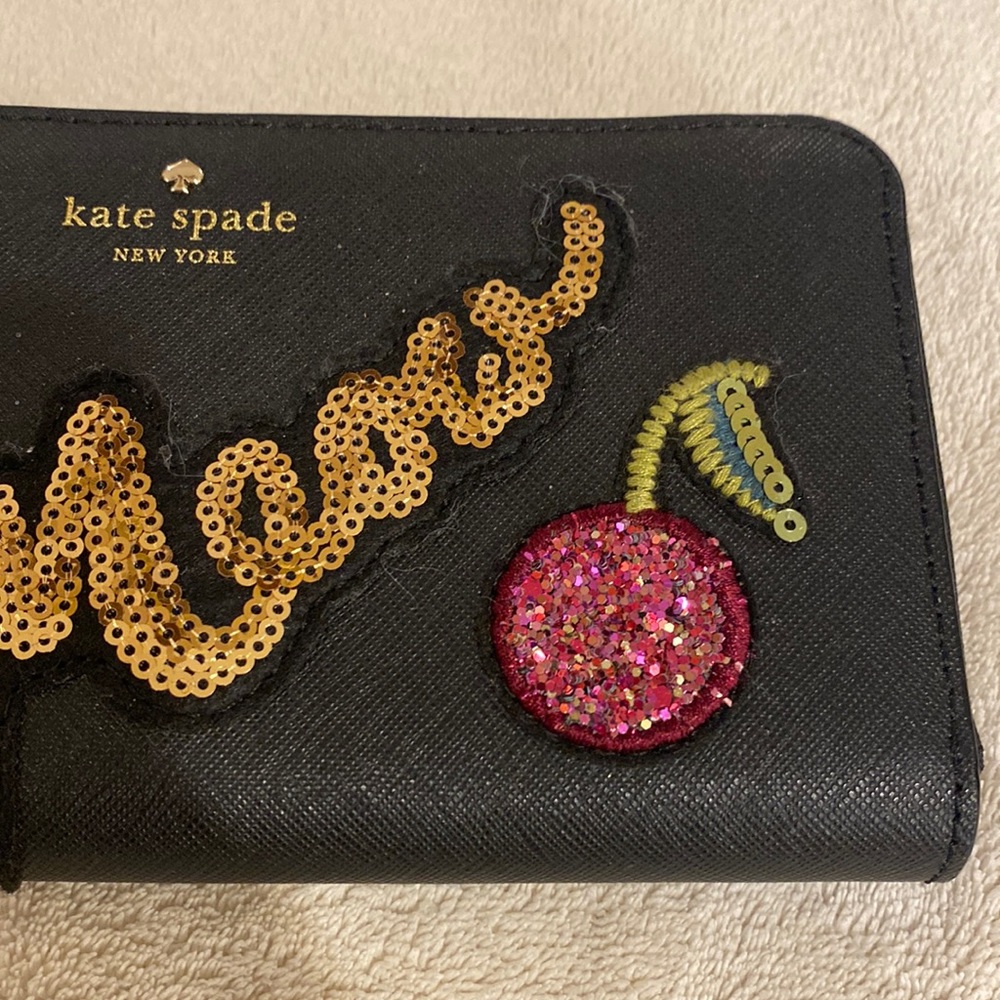 NWT Kate Spade Run Wild Leopard Neda Wallet - Picture 5 of 12